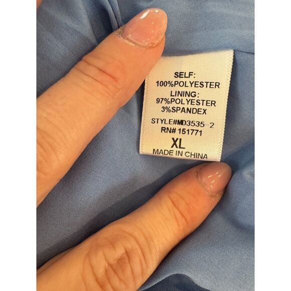 Le Lis Textured Off-Shoulder Boho Dress Balloon Sleeve Size XL - Picture 6 of 7